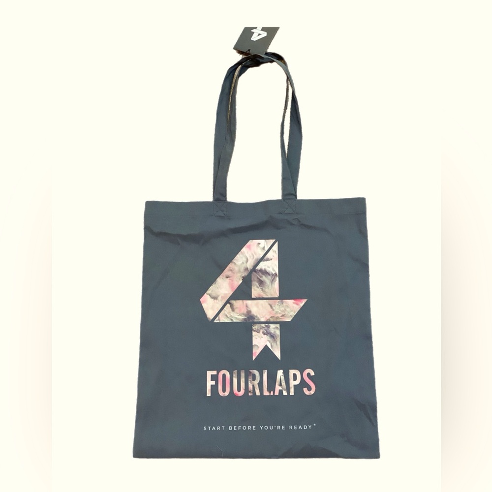 4 FourLaps Signature Tote Re-Up Gray New With Tags